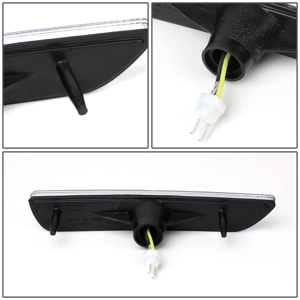10-14 Ford Mustang LED Bumper Lights - Clear - Image 4