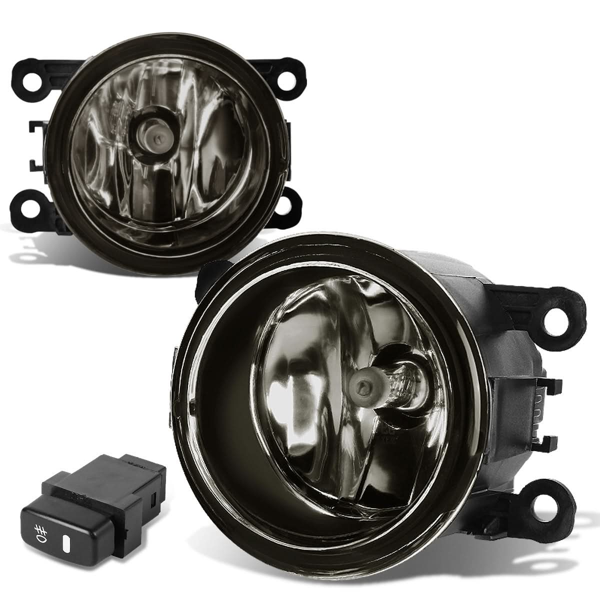 10-15 Mitsubishi Montero/Sport Fog Lights with Switch - Smoke H11 - Image 3