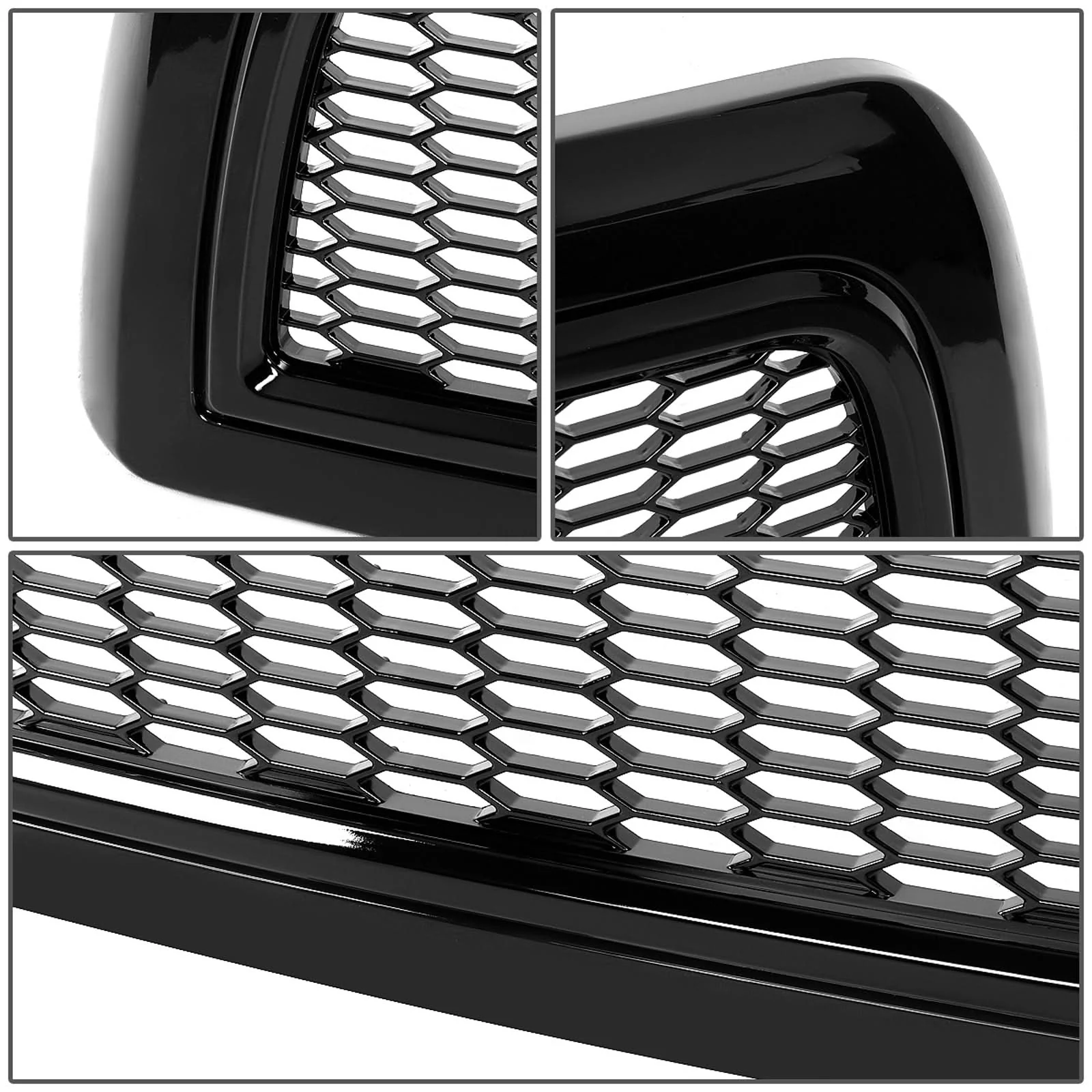 10-18 Dodge Ram 2500/3500 Honeycomb Mesh Front Grille - Black - Image 4