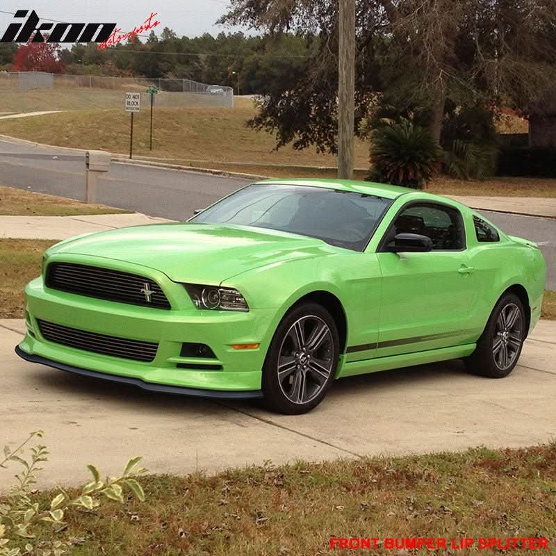 100" Ford Front Bumper Lip Splitter Chin Side Spoiler Rubber Foam - Image 2