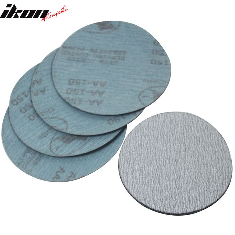 100PC 5in 127mm 100 Grit Auto Sanding Disc Sandpaper Sheets Sand Paper - Image 2