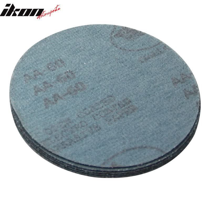 100PC 5in 127mm 60 Grit Auto Sanding Disc Sandpaper Sheets Sand Paper - Image 2