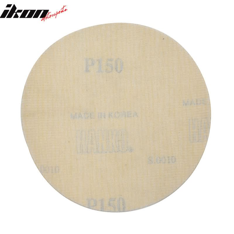 10PCS Disc 150 Grit 5 PSA Auto Sanding Paper Sheets Sandpaper Velcro - Image 2