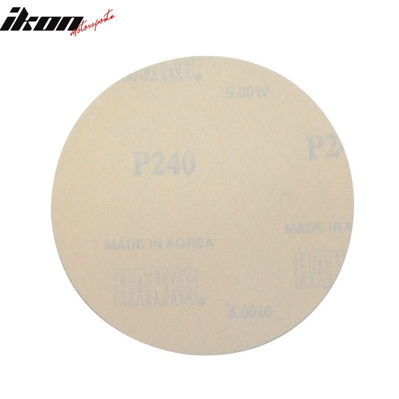 10PCS Disc 240 Grit 5 PSA Auto Sanding Paper Sheets Sandpaper Velcro - Image 3