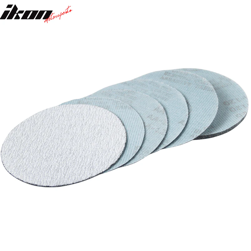 10PCS Dry 5in Round Sand Paper Discs P120 Grit Repair Sand Sheet - Image 3