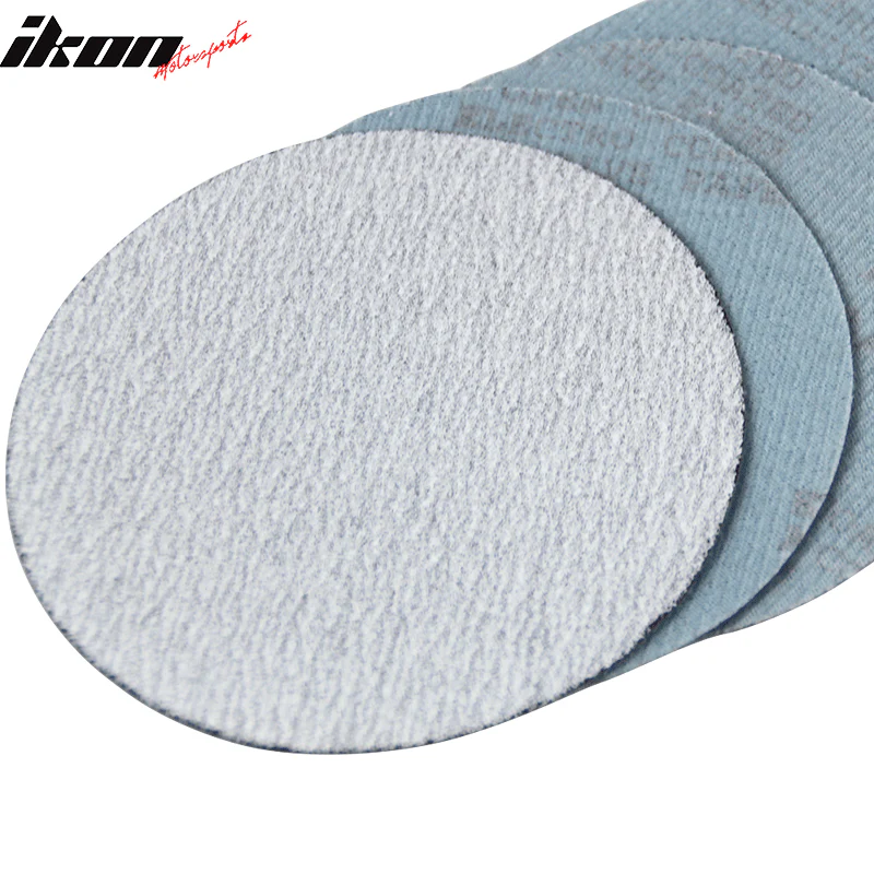 10PCS Dry 5in Round Sand Paper Discs P120 Grit Repair Sand Sheet - Image 5