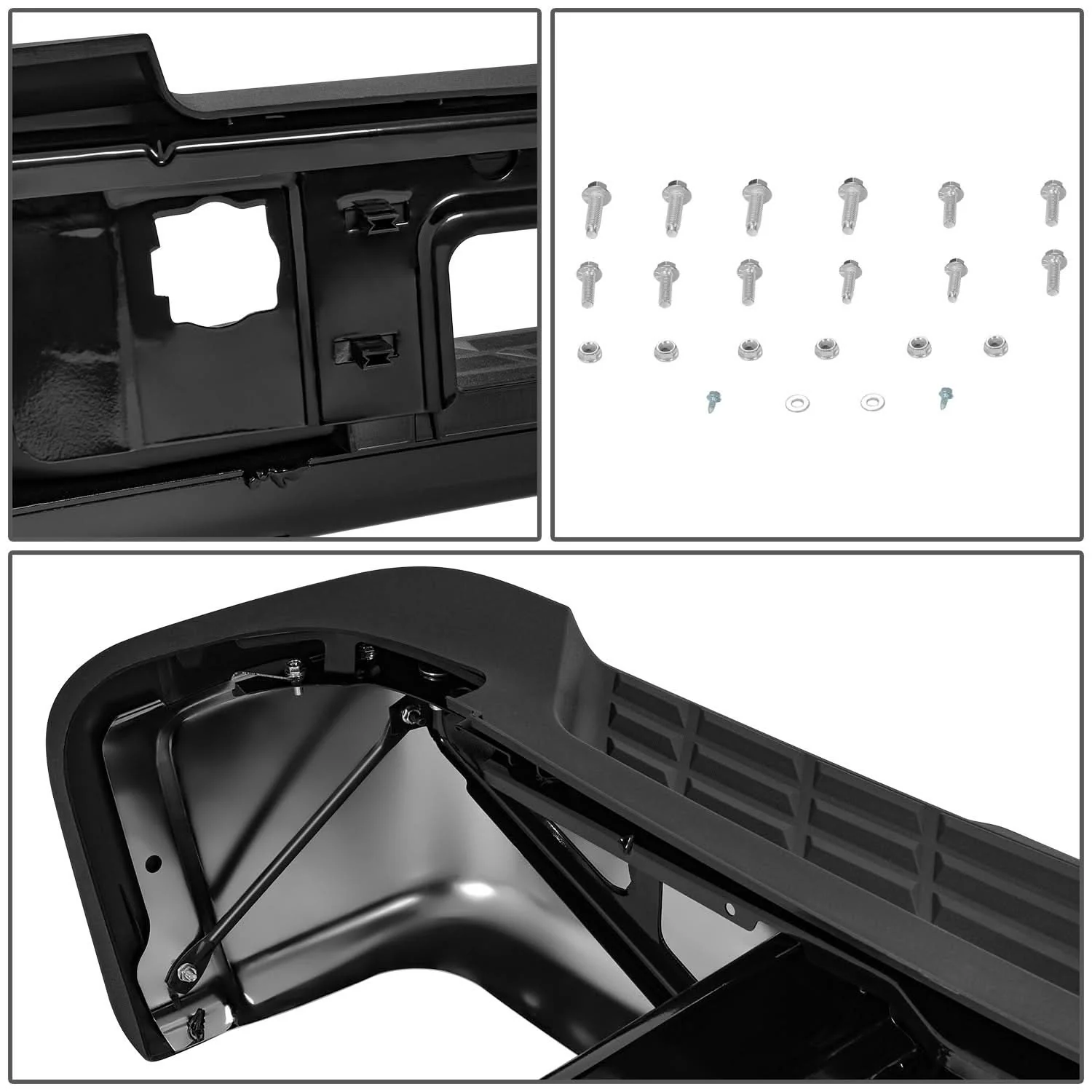 11-14 Silverado Sierra 2500 3500 Chrome Rear Step Bumper w/ Sensor - Image 5
