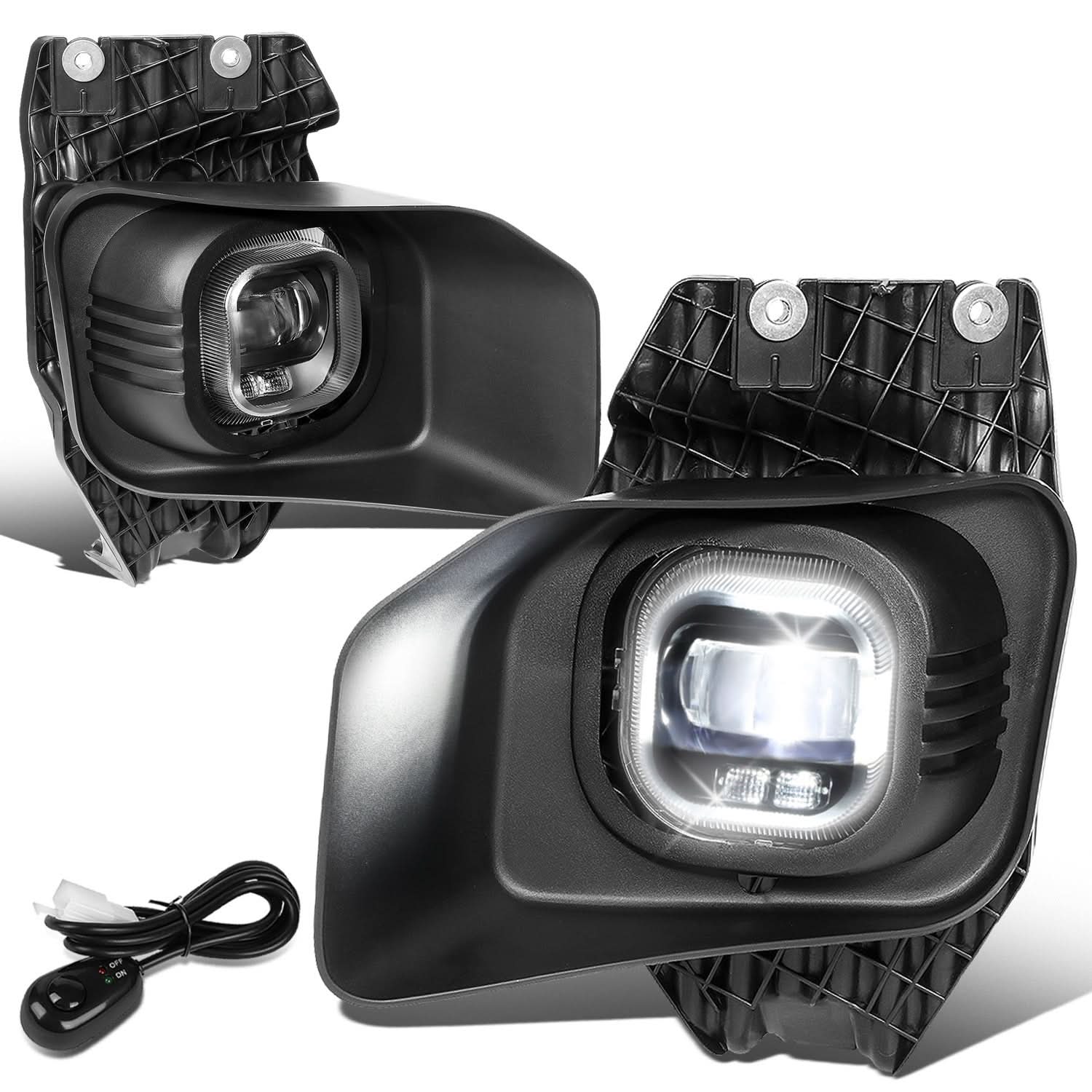 11-16 Ford F-250 F-350 F-450 F-550 Super Duty Projector LED Fog Lights - Image 3