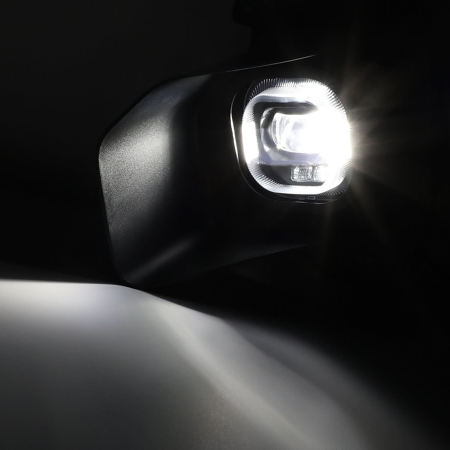 11-16 Ford F-250 F-350 F-450 F-550 Super Duty Projector LED Fog Lights - Image 4