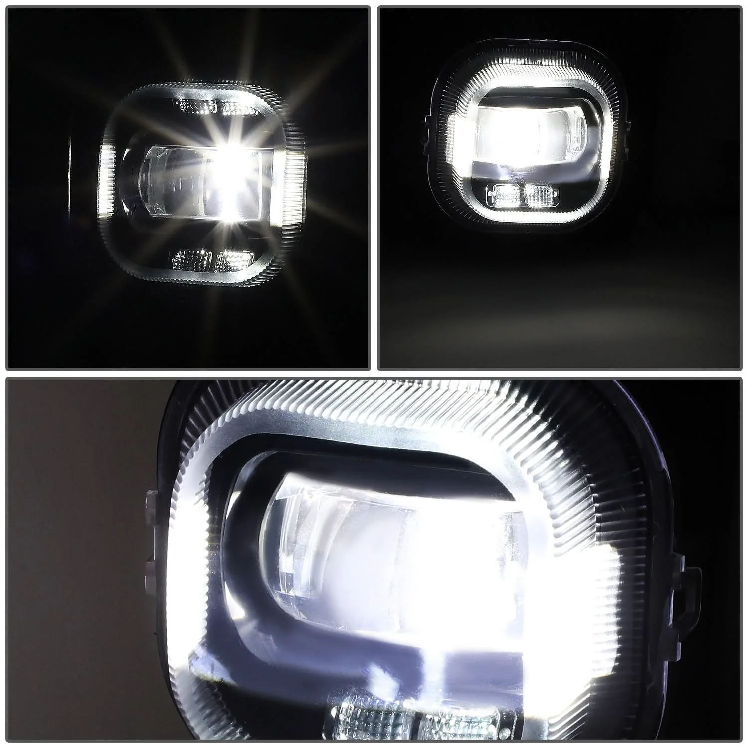 11-16 Ford F-250 F-350 F-450 F-550 Super Duty Projector LED Fog Lights - Image 5