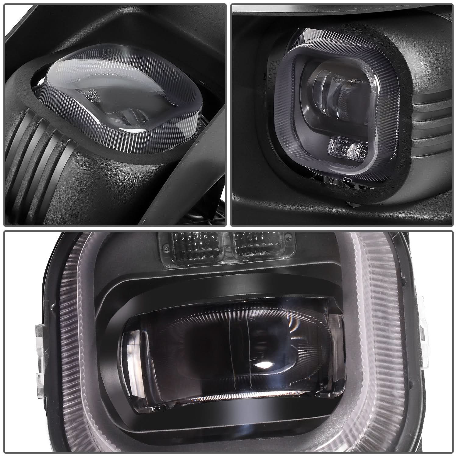 11-16 Ford F-250 F-350 F-450 F-550 Super Duty Projector LED Fog Lights - Image 6