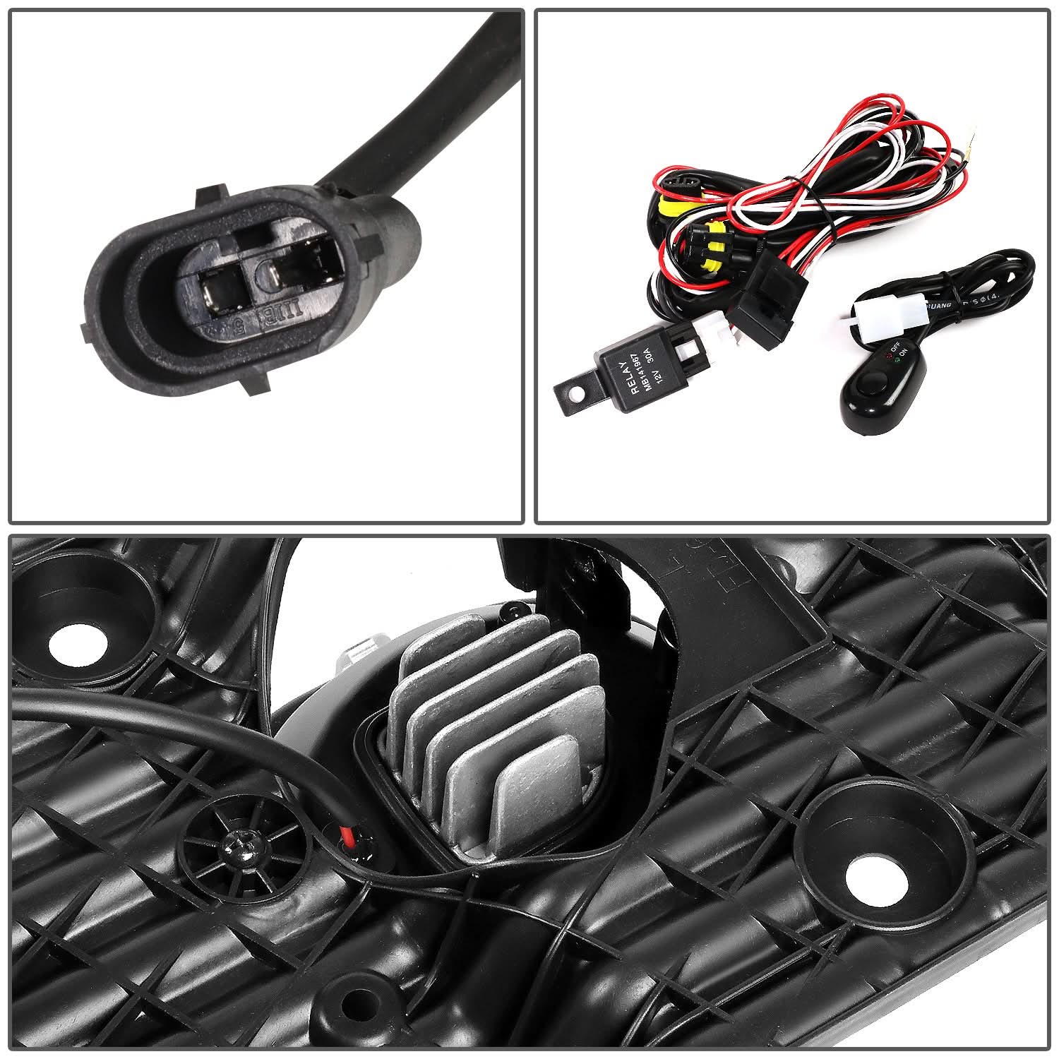 11-16 Ford F-250 F-350 F-450 F-550 Super Duty Projector LED Fog Lights - Image 8