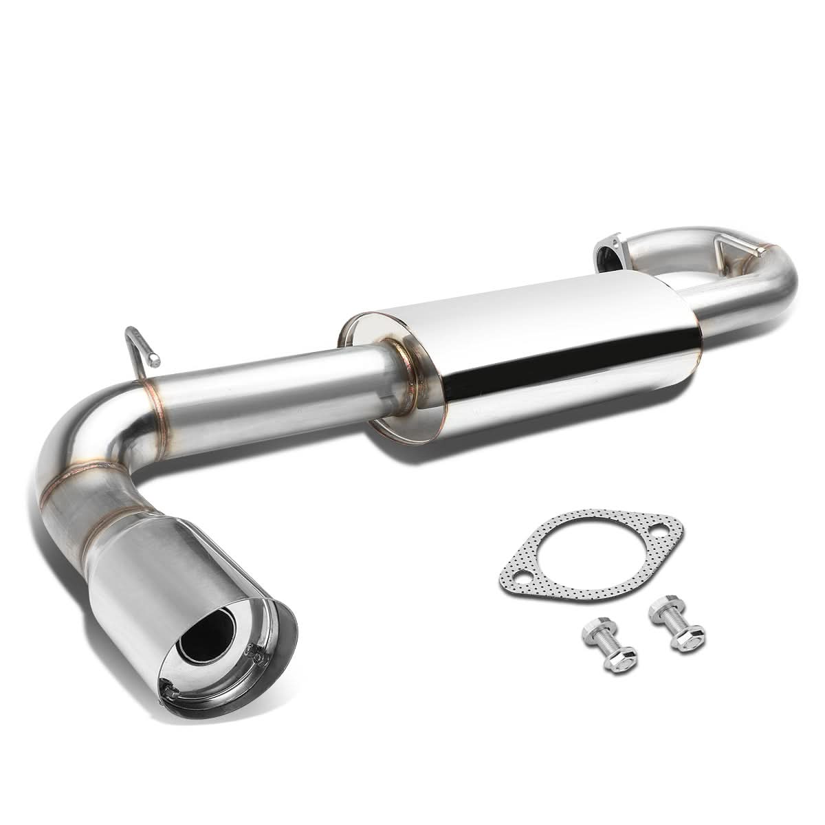 11-16 Scion tC Catback Axle Back Exhaust Single Tip Stainless Steel - Image 2