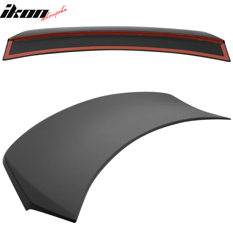 13-15 Honda Civic Ikon Style Unpainted Duck Wing Rear Spoiler Wing ABS - Image 5