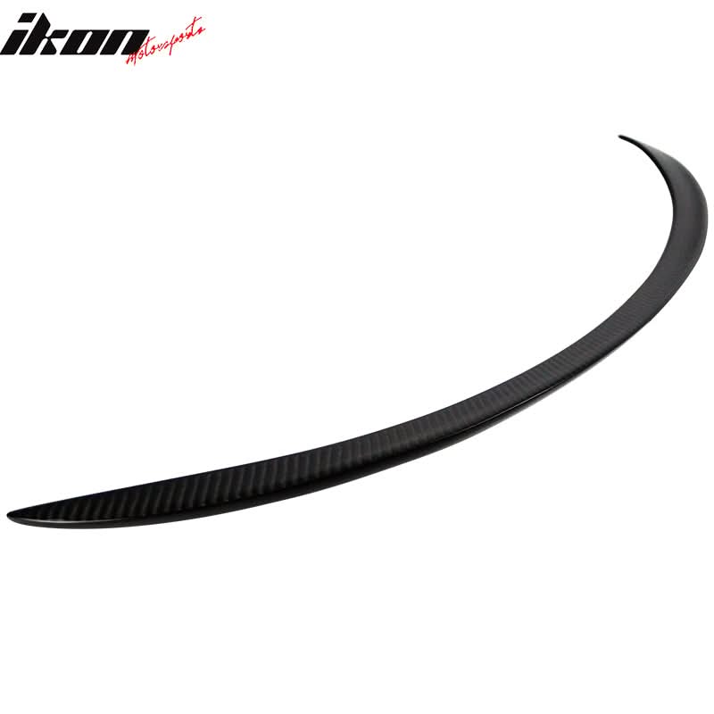 13-19 Benz W117 C117 CLA-Class M3 Style Rear Spoiler Wing Carbon Fiber - Image 2