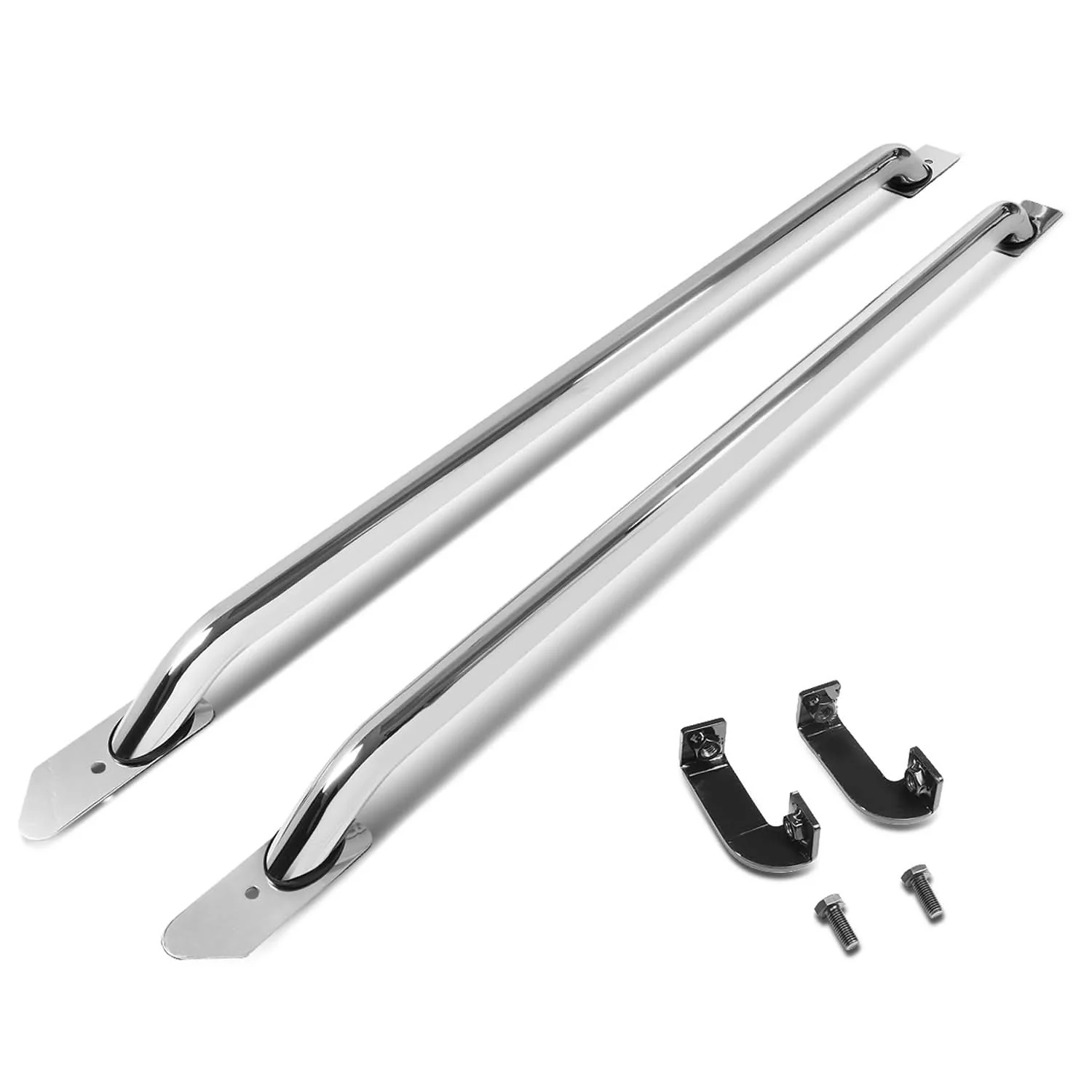 14-17 Chevrolet Silverado & GMC Sierra 8FT Bed Rails - Chrome - Image 3