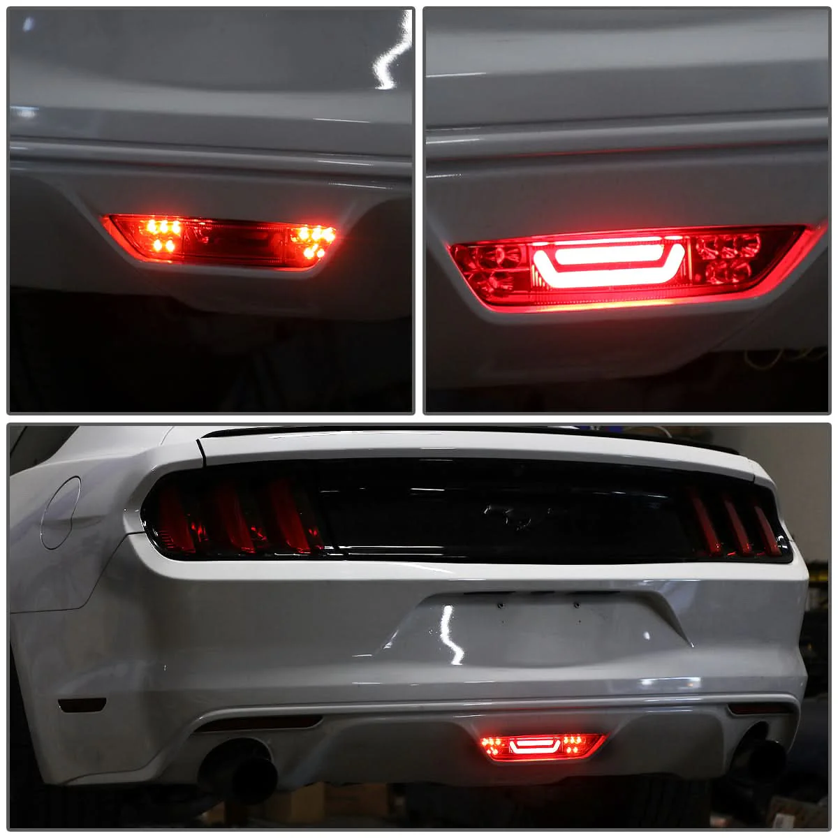 15-18 Ford Mustang 3D LED Third Brake Light - Red - Image 6