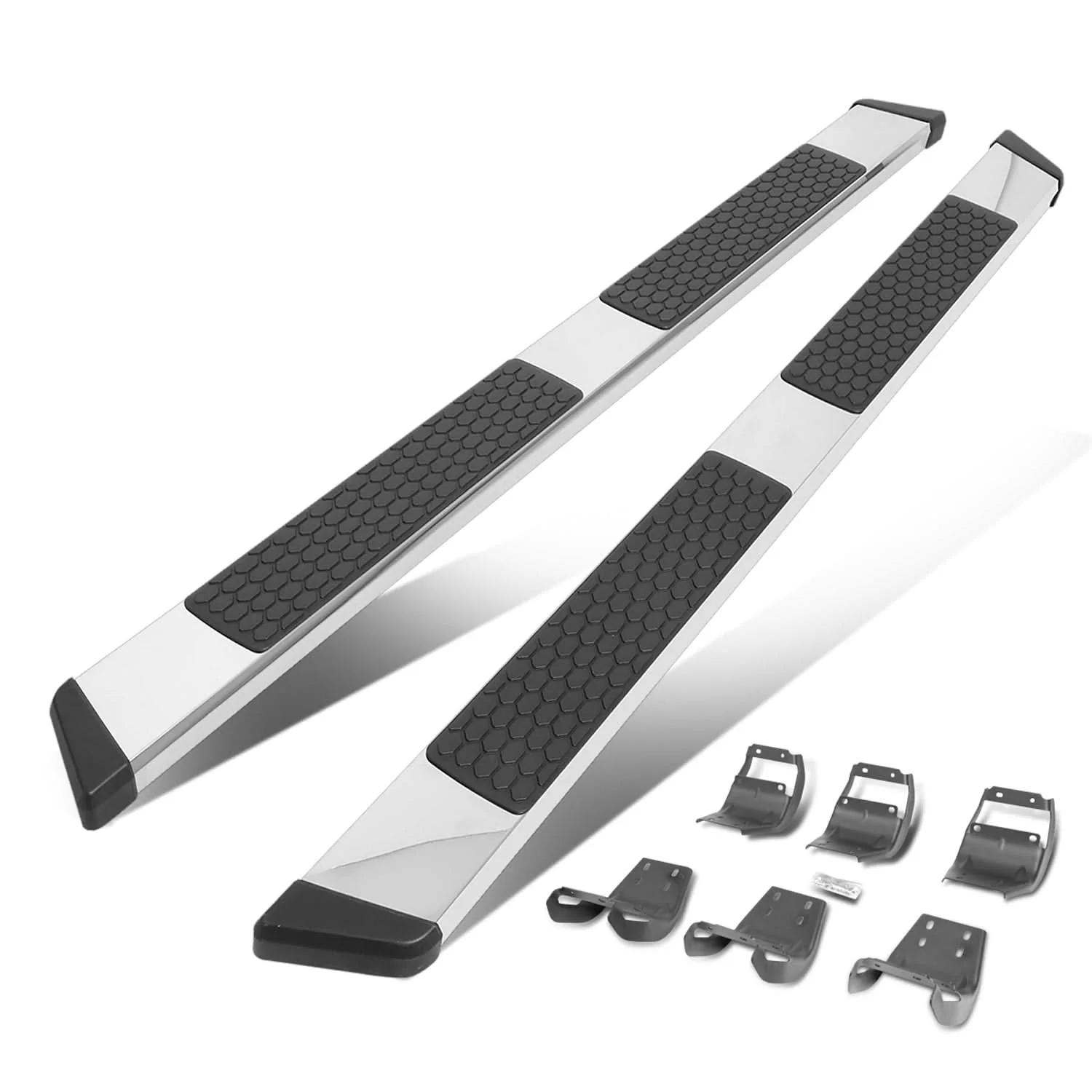15-20 Ford F-150 / 17-20 F-250 F-350 Crew Cab 5.5" Nerf Bar Chrome - Image 3