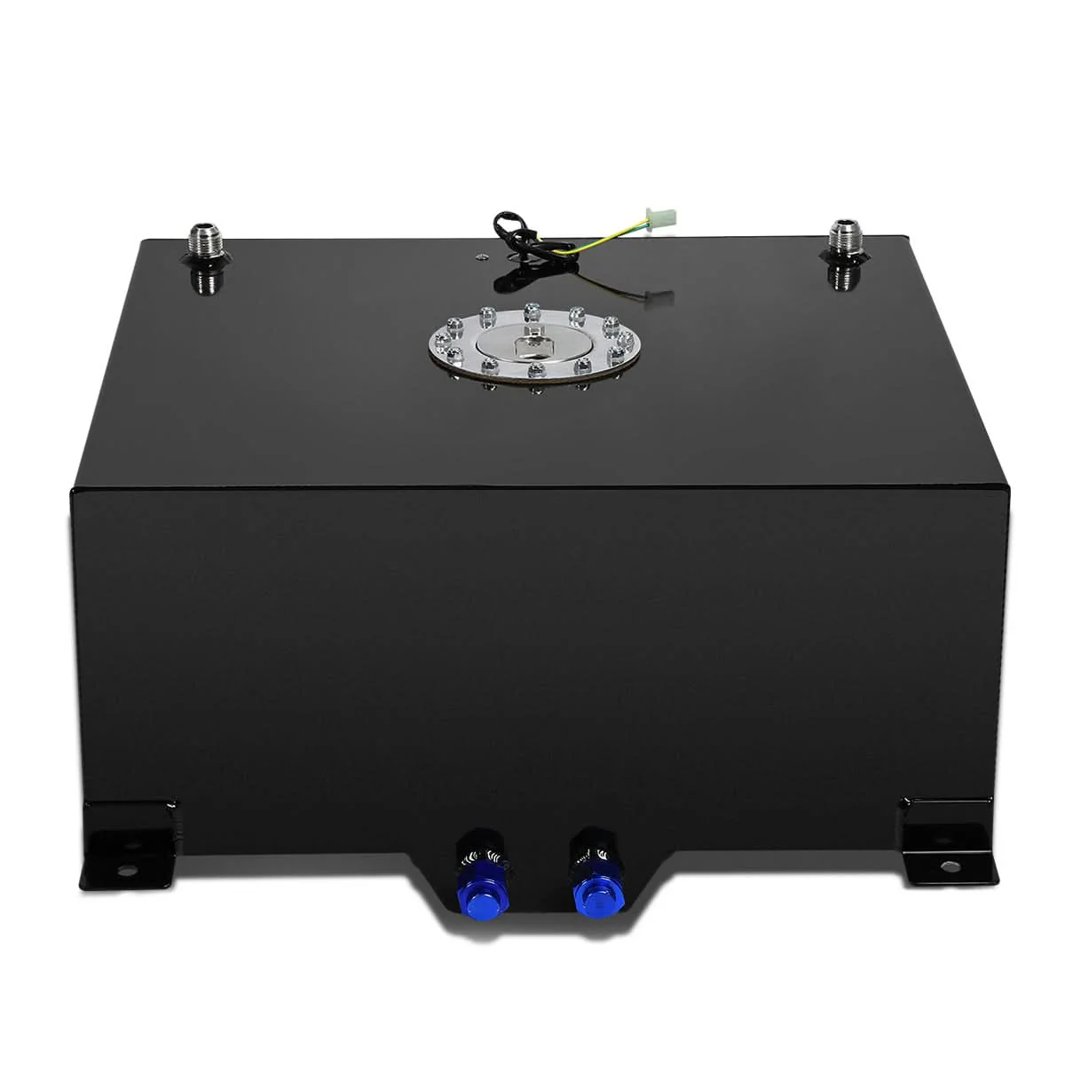 15 Gallon Aluminum Fuel Cell Gas Tank with Level Sender - Polished - Image 2