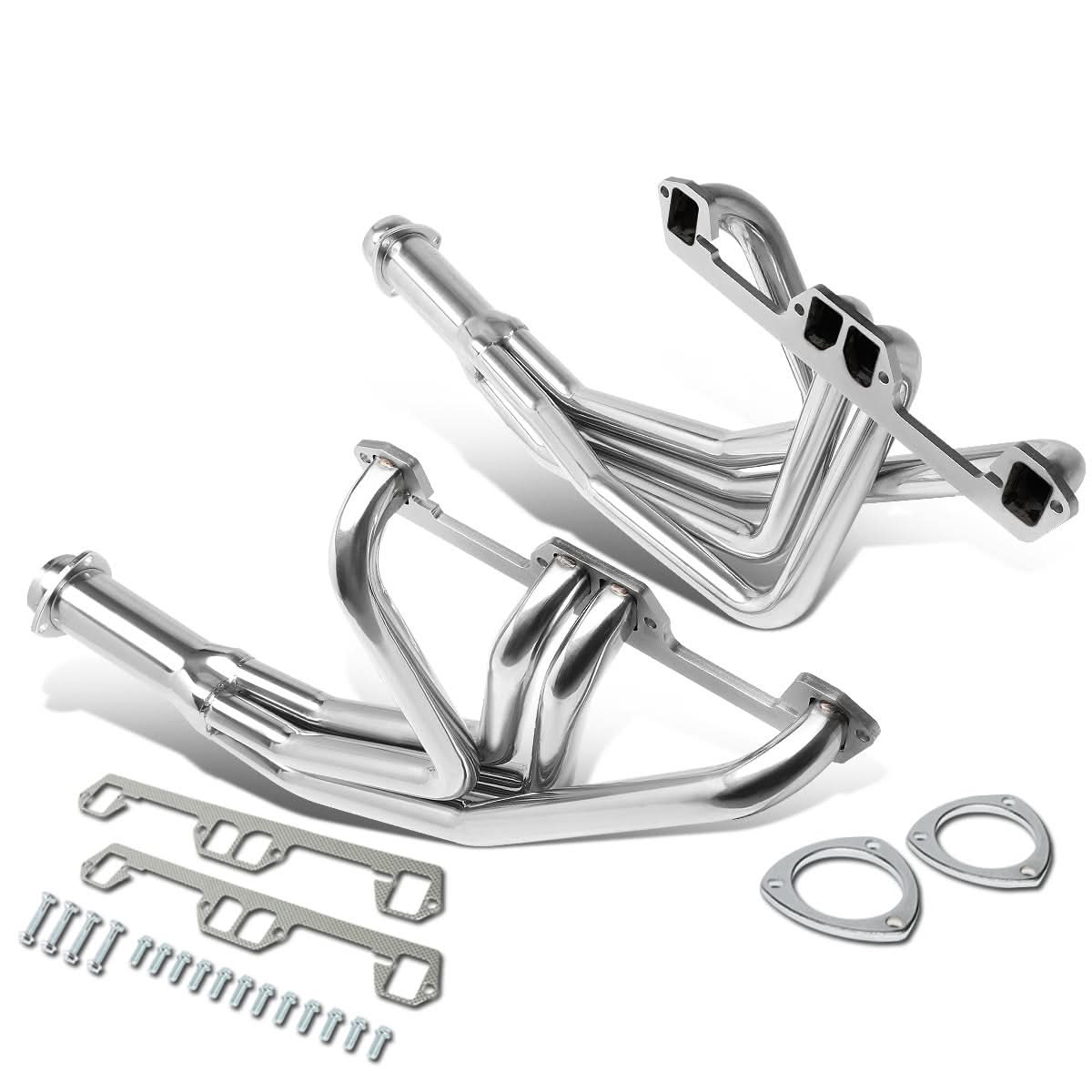 1968-1974 Dodge D100/D200/M300 5.2L 5.9L V8 Long Tube Header Stainless Steel - Image 3