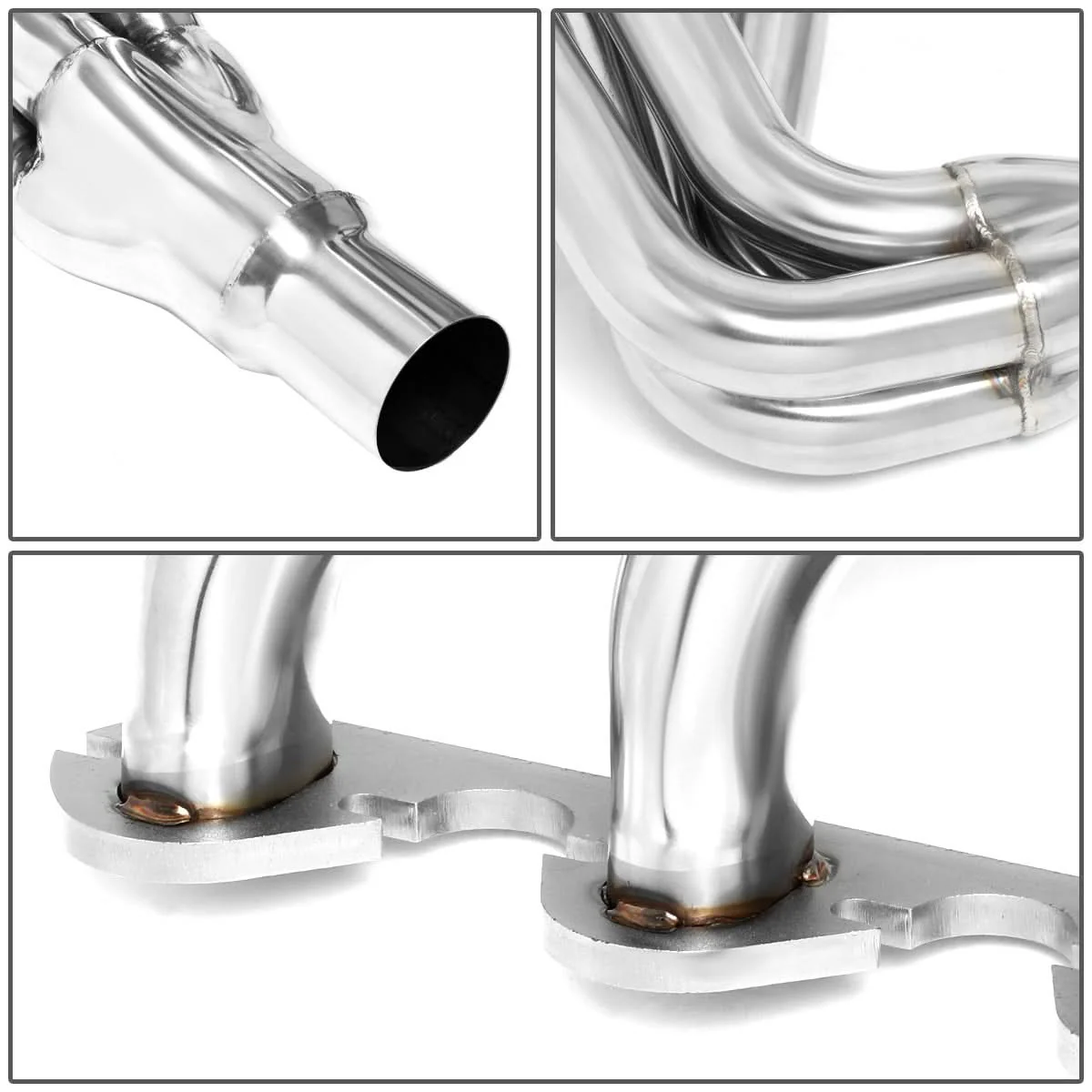 1975-1979 Ford F-100 F-150 F-250 F-350 Long Tube Header Stainless Steel - Image 5