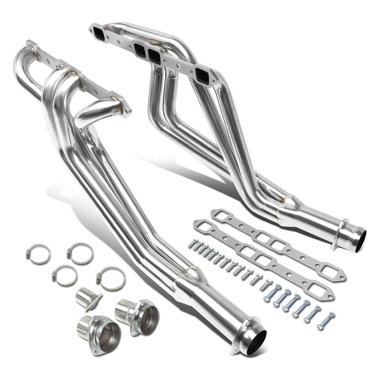 1977-1978 Dodge B200 B300 D150 D200 Long Tube Headers Stainless Steel - Image 2