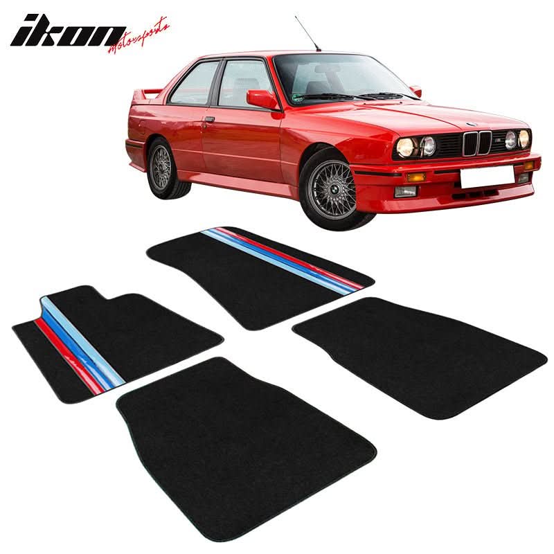1984-1991 BMW 3 Series Coupe Car Floor Mats Carpet 4PC Nylon - Image 6