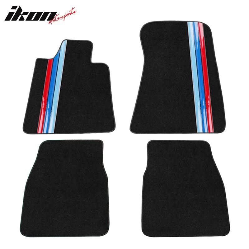 1984-1991 BMW 3 Series Coupe Car Floor Mats Carpet 4PC Nylon - Image 7