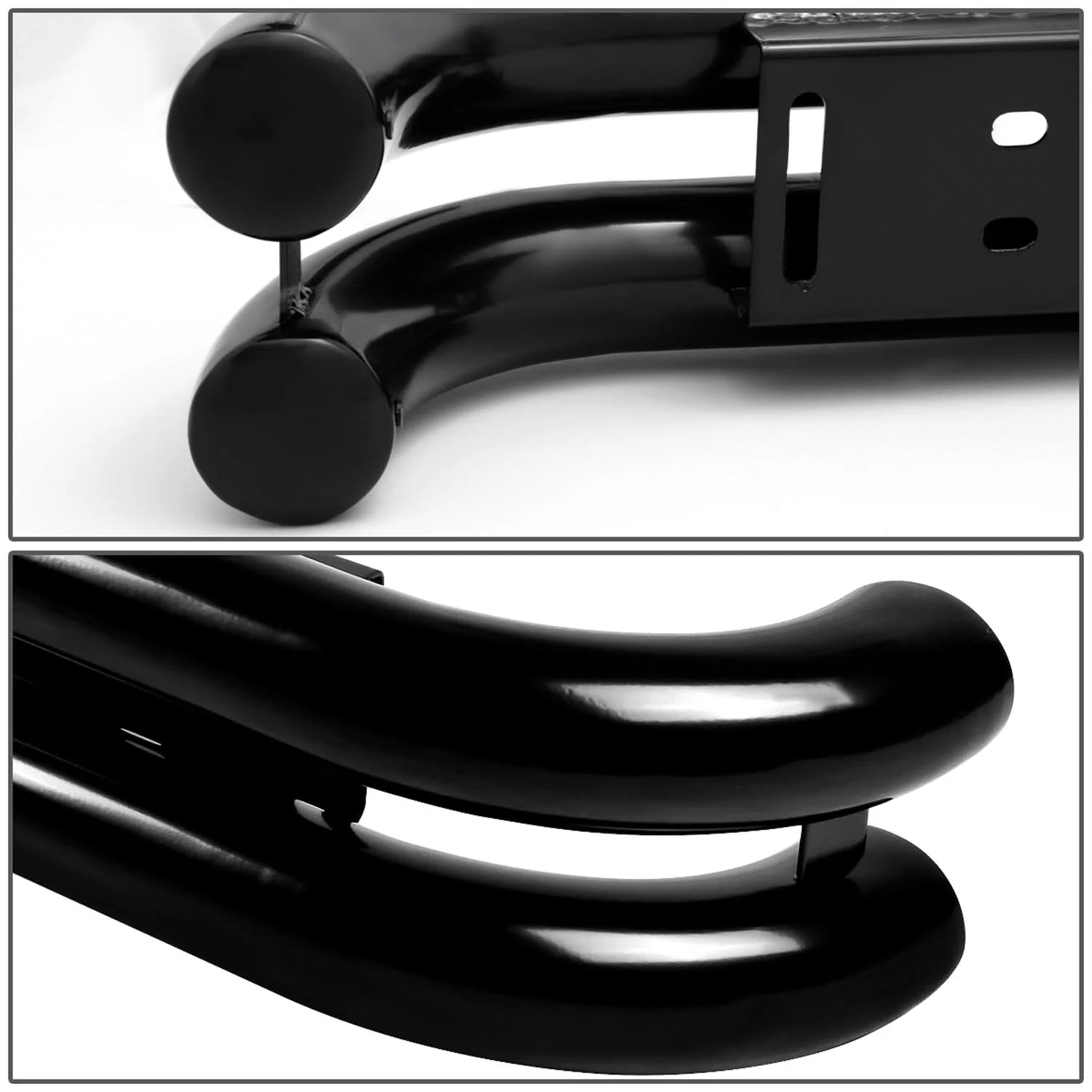 1987-2006 Jeep Wrangler Tubular Rear Bumper Guard - Black - Image 4