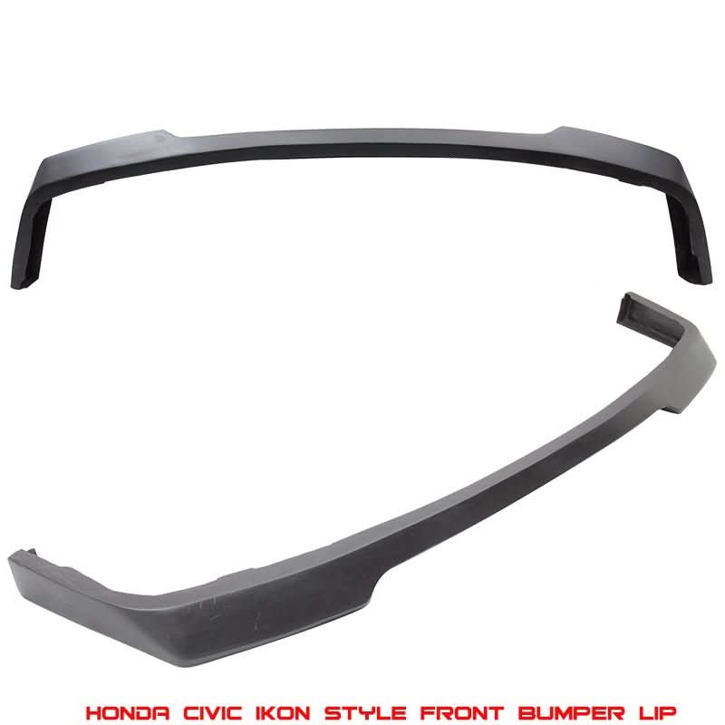 1988-1991 Honda Civic IKON -2000 Style Front Bumper Lip Spoiler PU - Image 5