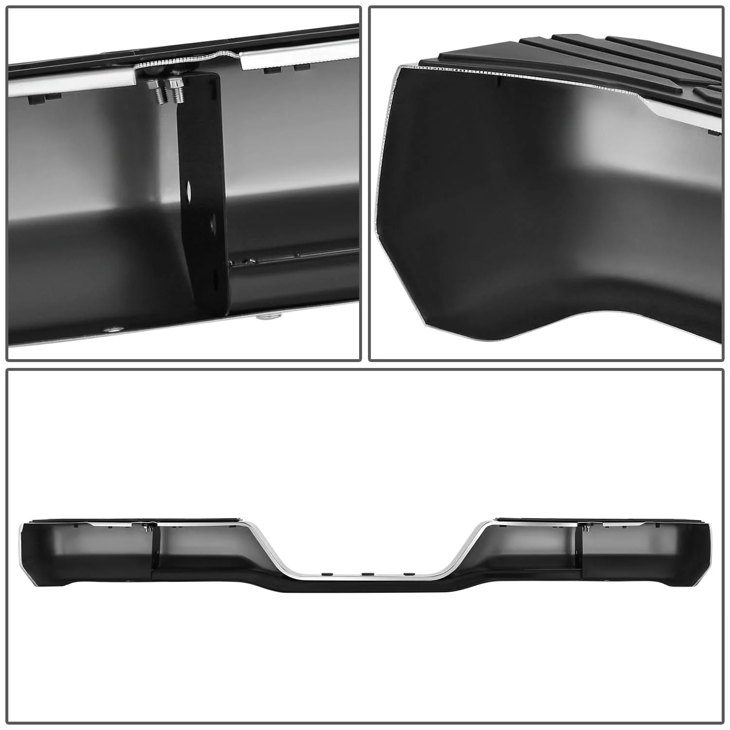 1989-1995 Toyota Pickup Chrome Rear Bumper - Image 4