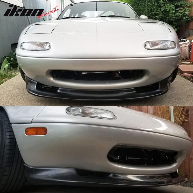 1990-1997 Mazda Miata MX5 Front Lip GV Style Bumper Lip Spoiler PU - Image 6