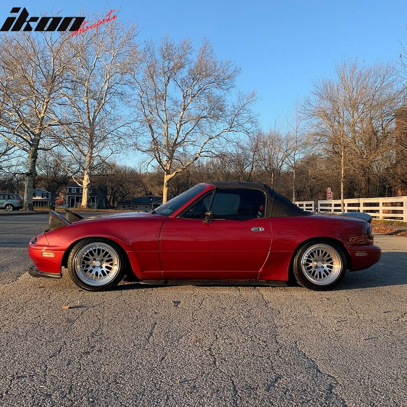 1990-1997 Mazda Miata NA Unpainted Front Bumper Lip Spoiler MDA Style - Image 3