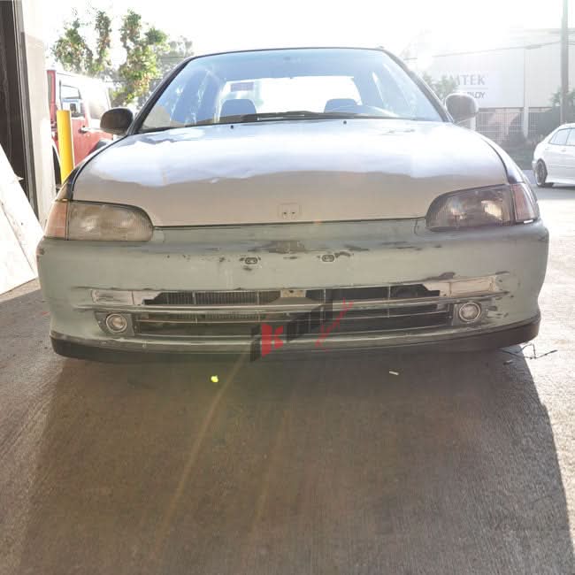1992-1995 Honda Civic EG SIR OE Style Front Bumper Lip PU - Image 5