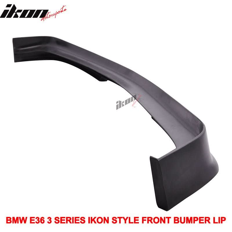 1992-1998 BMW E36 3-Series Unpainted Black Front Bumper Lip PU - Image 8