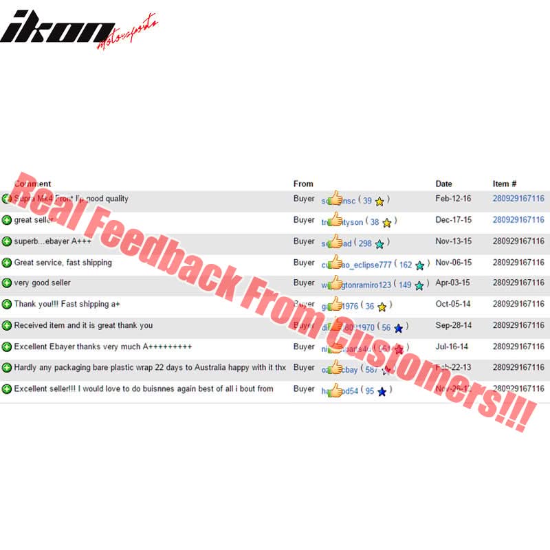 1993-1998 Toyota Supra JDM Style Unpainted Front Bumper Lip Spoiler PU - Image 7