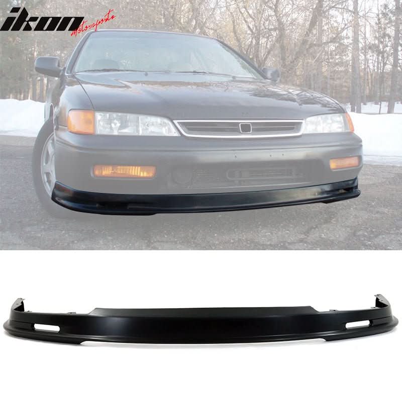 1994-1995 Honda Accord Mugen Style Painted Front Bumper Lip PP - Image 4