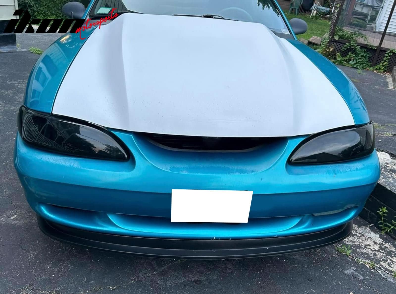 1994-1998 Ford Mustang MDA Cobra Style Unpainted Front Bumper Lip PU - Image 3