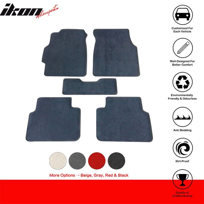 1994-2001 Acura Integra Car Floor Mats Carpet 5PC Nylon - Image 12