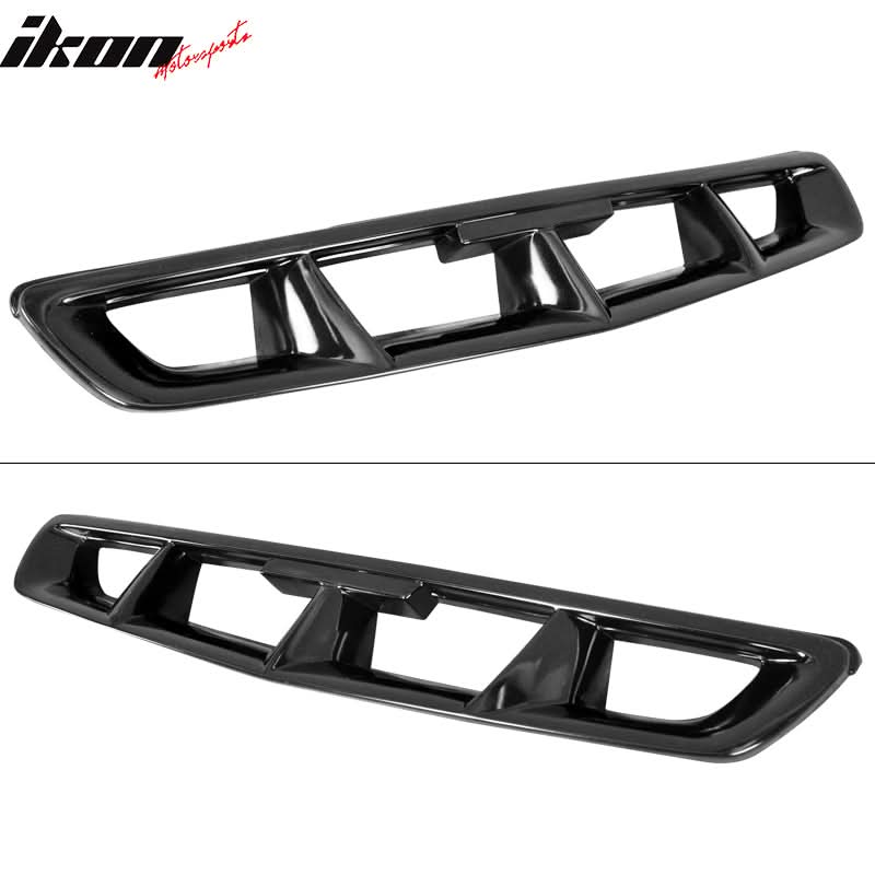 1996-1998 Honda Civic MUG Unpainted Front Hood Grill Grille ABS - Image 2