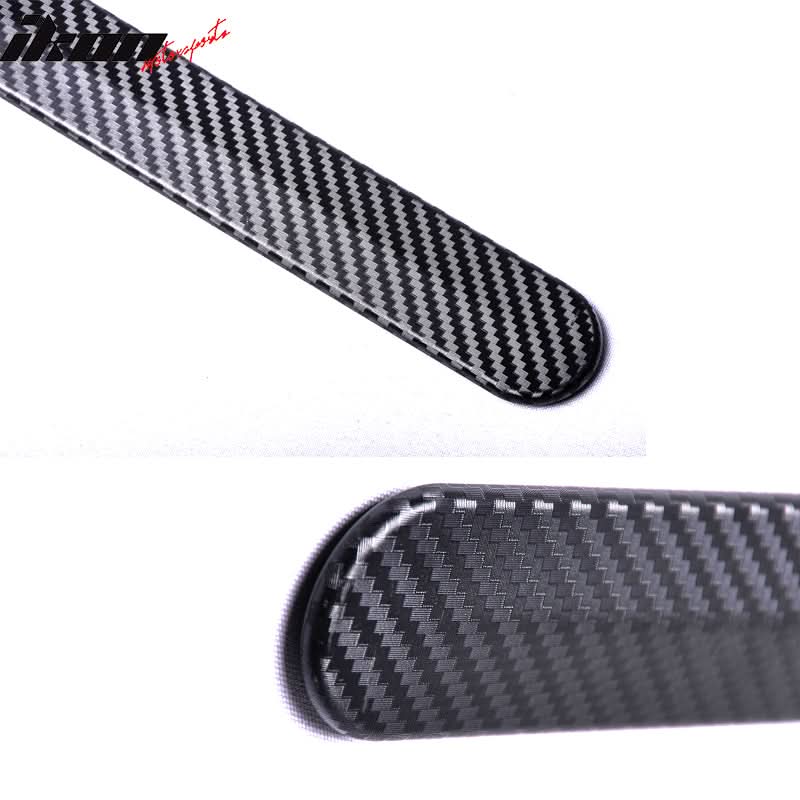 1996-2000 Honda Civic 2Dr 3Dr Side Door Molding Carbon 3D Look ABS - Image 2