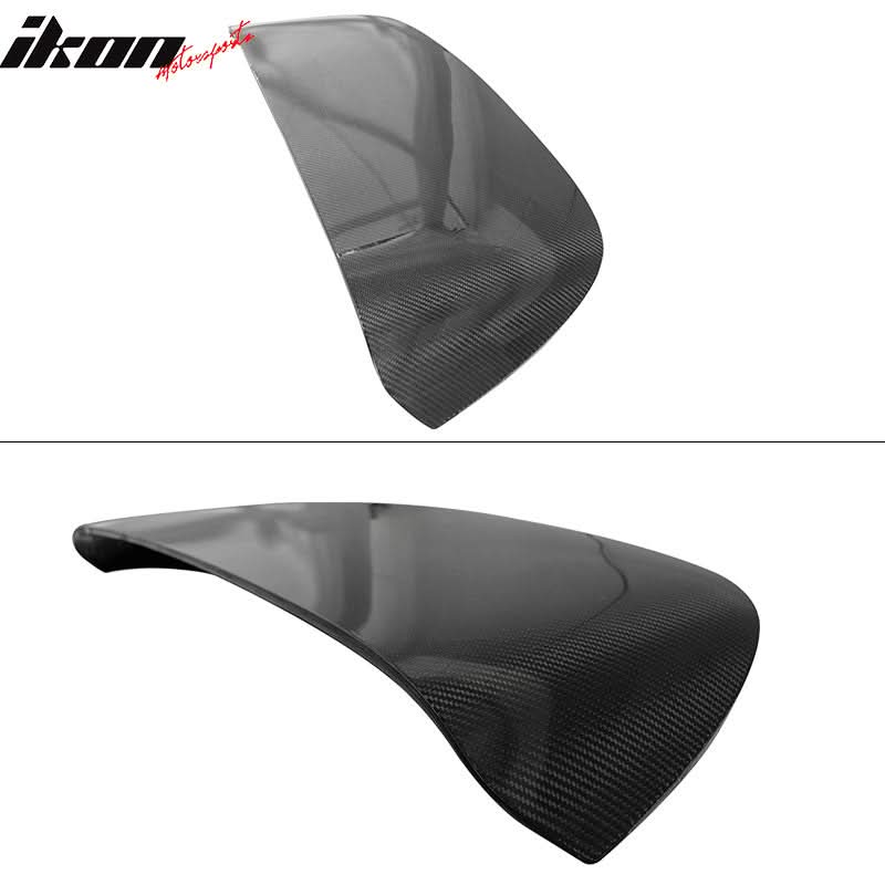 1996-2000 Honda Civic Hatchback Carbon Fiber Rear Roof Visor Spoiler - Image 7