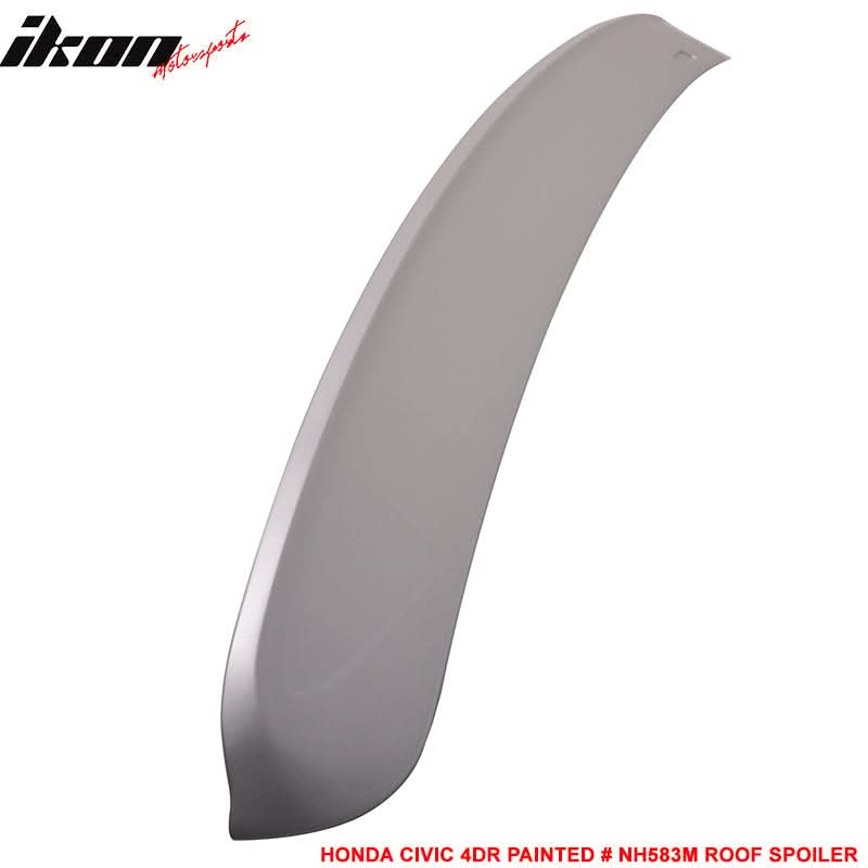 1996-2000 Honda Civic Sedan 4Dr Rear Window Roof Spoiler Wing ABS - Image 4