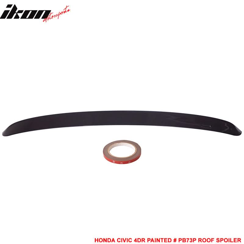 1996-2000 Honda Civic Sedan 4Dr Rear Window Roof Spoiler Wing ABS - Image 9