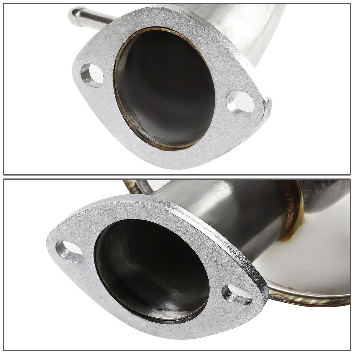 1996-2004 Ford Mustang V8 Catback Exhaust Dual Round Tip Stainless Steel - Image 5