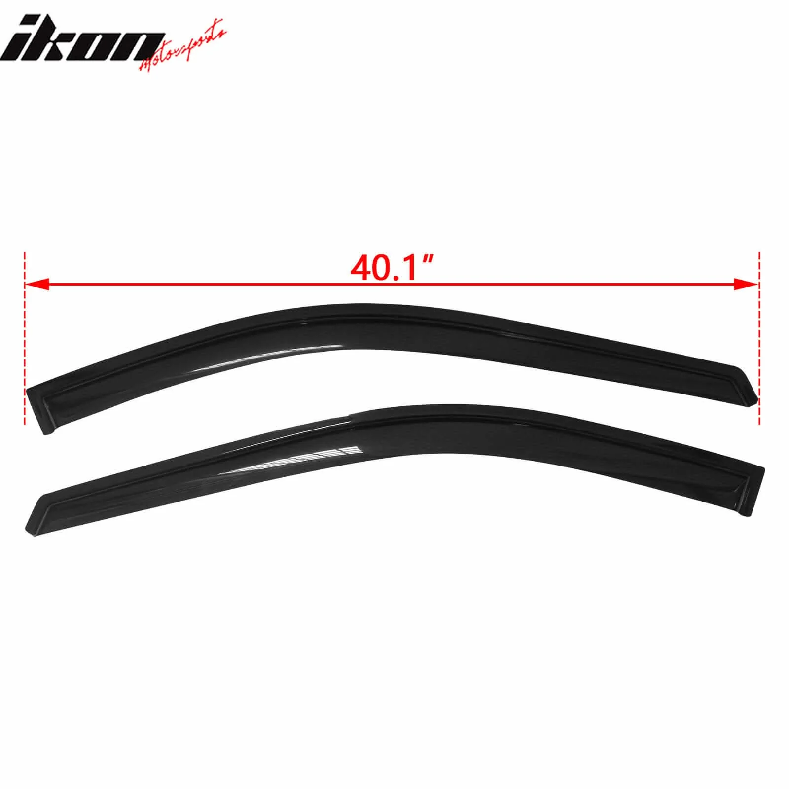1996-2007 Chrysler Town Country Caravan Smoke Window Visors Acrylic - Image 5