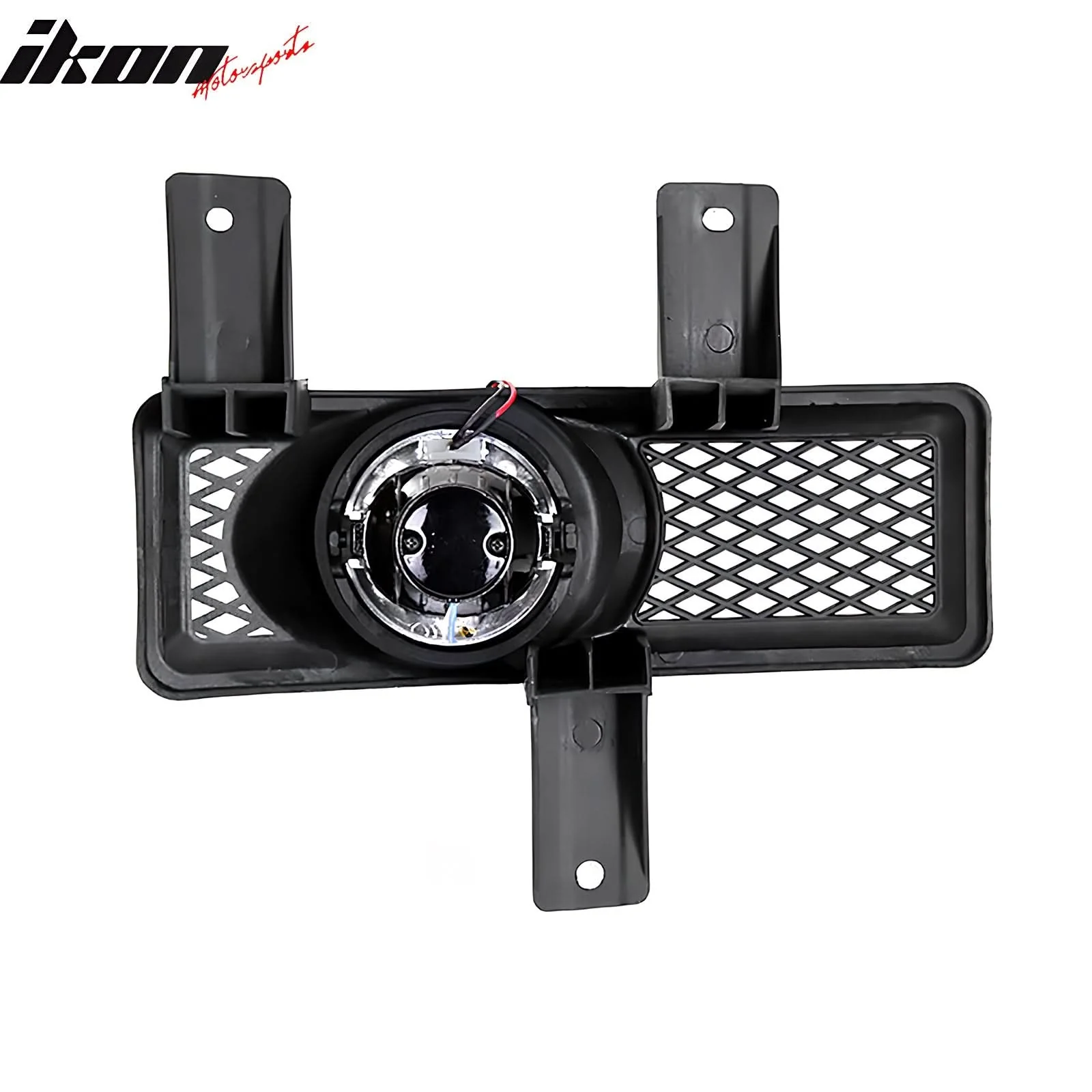1997-1998 Ford F-150 Ring Style 2PC Projector Fog Lights Black Housing - Image 5