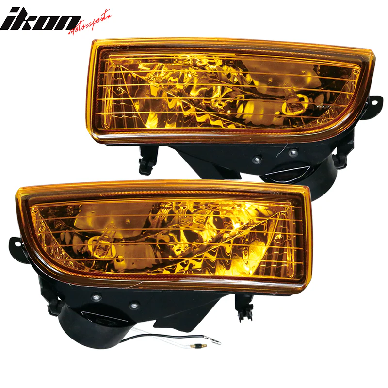 1997-2001Â Honda Prelude Yellow Lens 2PCS Front Bumper Fog Lights Lamps - Image 4