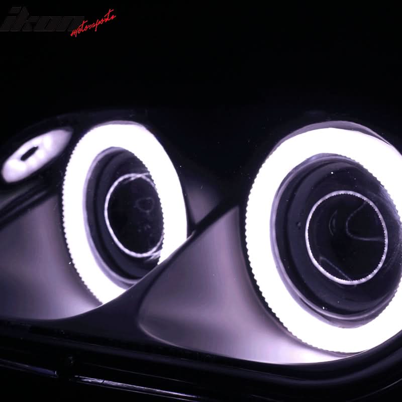 1997-2003 Corvette C5 Headlight Projector Dual LED Halo Rim HID 6000K - Image 8