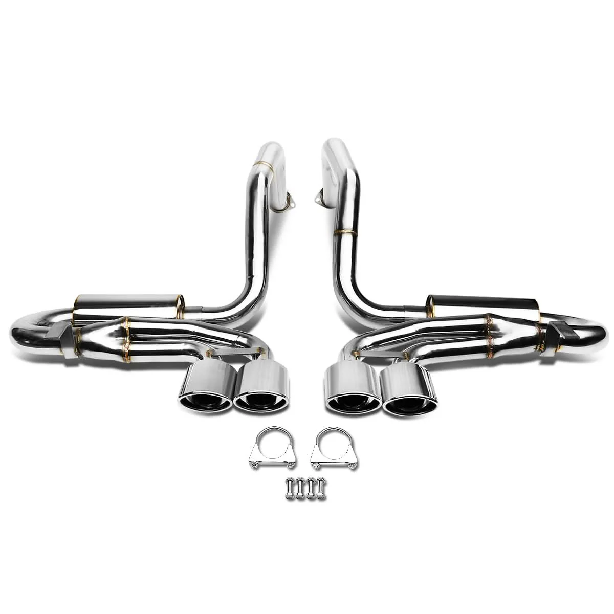 1997-2004 Chevrolet Corvette C5 Catback Exhaust Stainless Steel - Image 3
